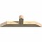 Ekena Millwork Portland Rough Sawn Timber Gable Bracket, Douglas Fir, 60"W x 17"H x 6"D x 6"F, 7/12 Pitch GBW060X17X0606POR00RDF - alternate 2